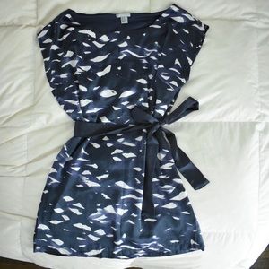 H&M Blue Wave Mini Dress